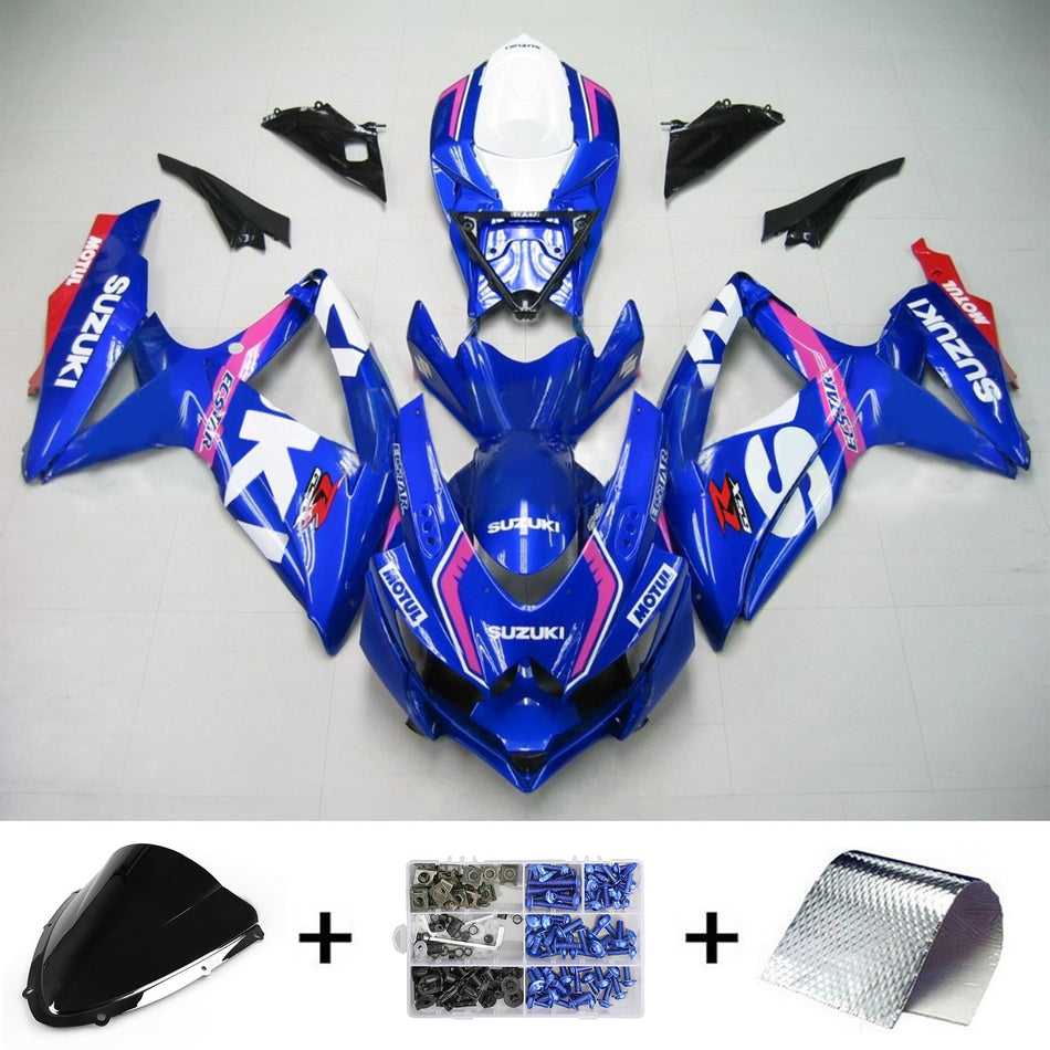 2008-2010 スズキ GSXR 600/750 K8 Amotopart インジェクションフェアリングキット ボディワーク プラスチック ABS #150