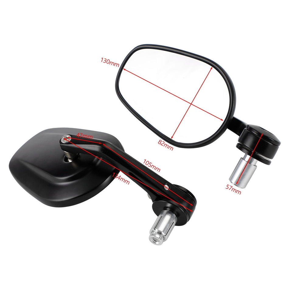 ヤマハ MT 07 MT 09 MT-07 MT-09 XSR 700 900 CNC アルミニウム バーエンド ミラー