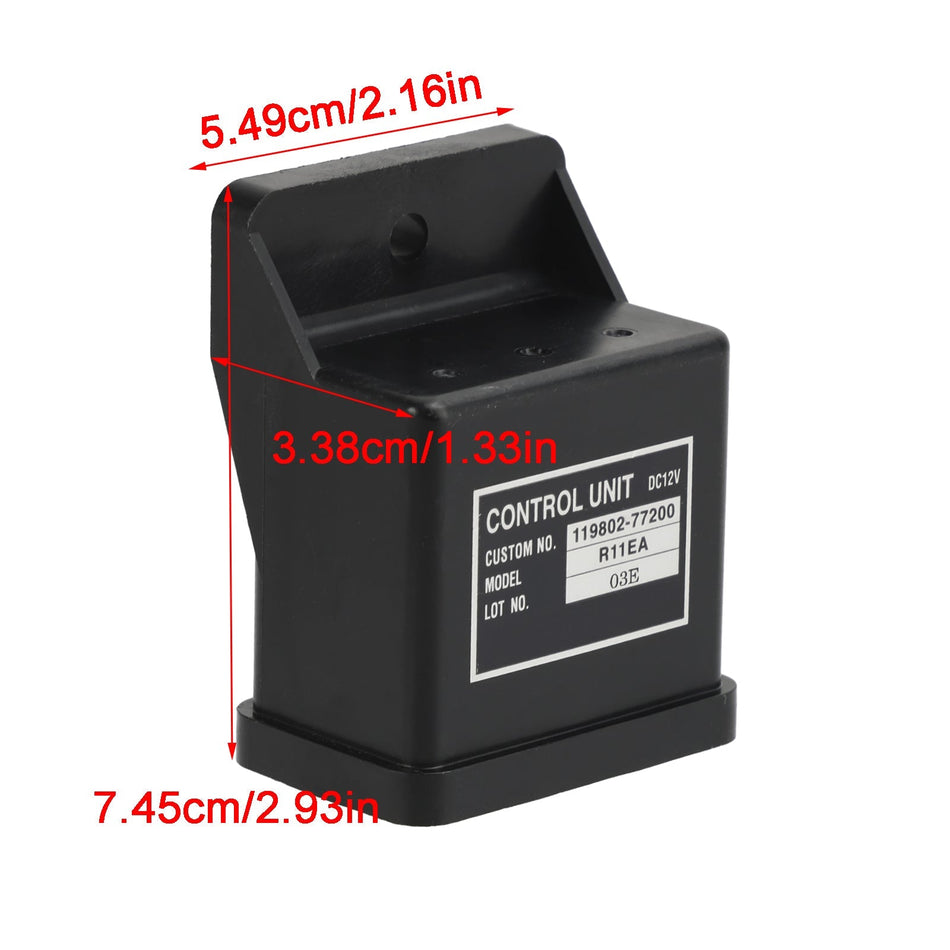 12V R11EA 安全リレー 119802-77200 ヤンマー コントロール ユニット 日立 ZX-3 掘削機用