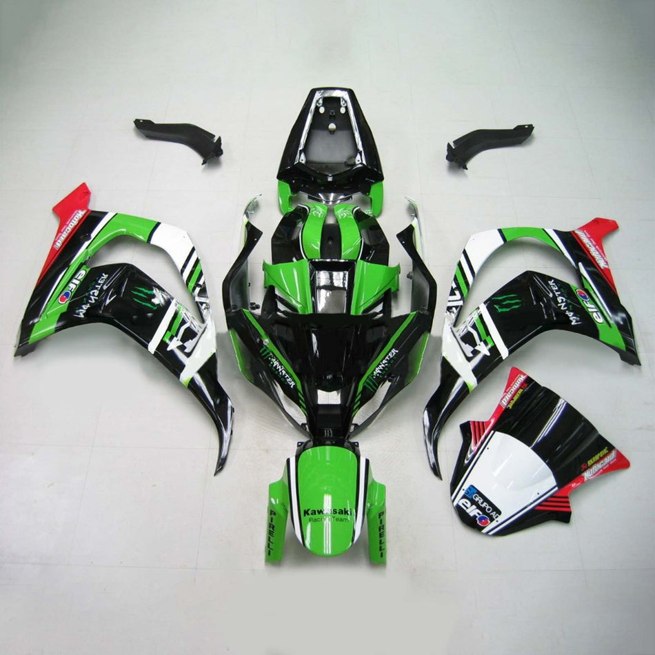 2011-2015 カワサキ ZX10R Amotopart インジェクションフェアリングキット ボディワーク プラスチック ABS #113