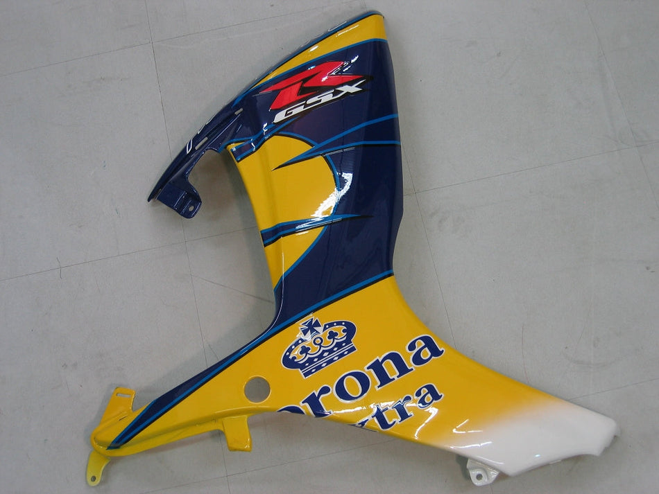 2006-2007 GSXR 600/750 ボディワークフェアリング ABS 射出成形プラスチックセット 汎用