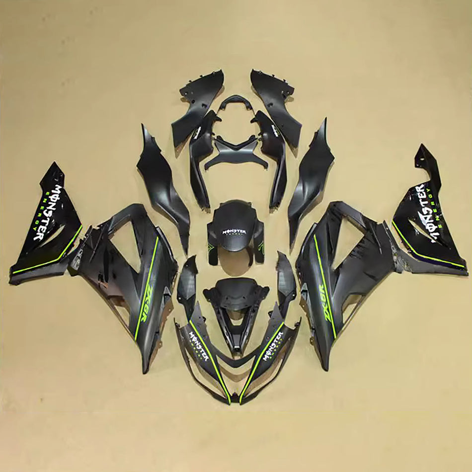インジェクションフェアリングキット ボディワーク プラスチック ABS カワサキ ZX6R 636 2013-2018 に適合