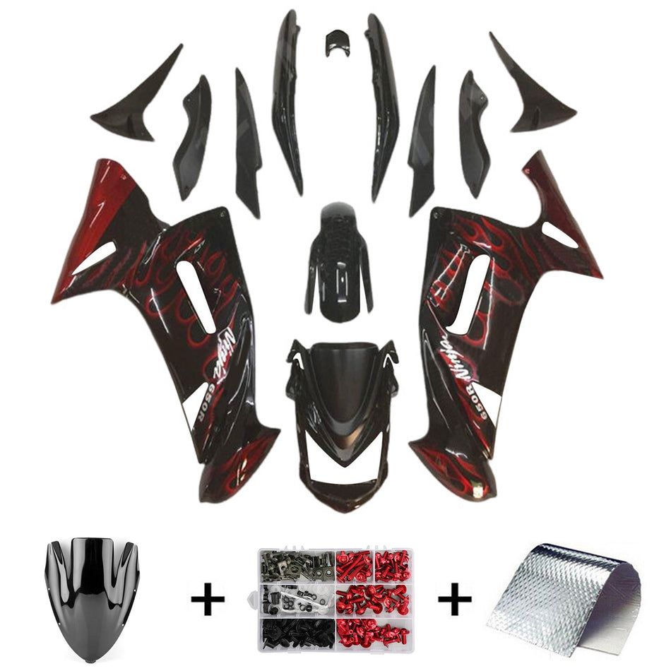 2006-2008 カワサキ ER6F/Ninja650 インジェクションフェアリングキット ボディワーク プラスチック ABS