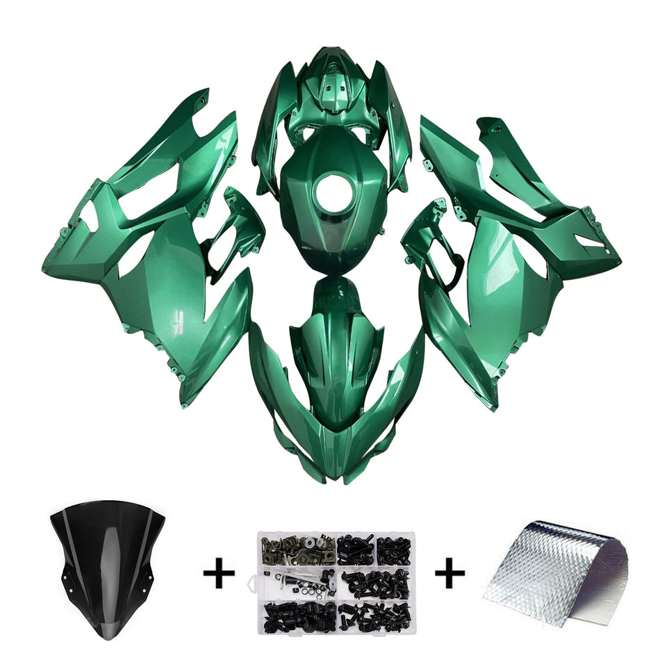 インジェクションフェアリングキット ボディワーク プラスチック ABS カワサキ EX400 Ninja400 2018-2024 に適合