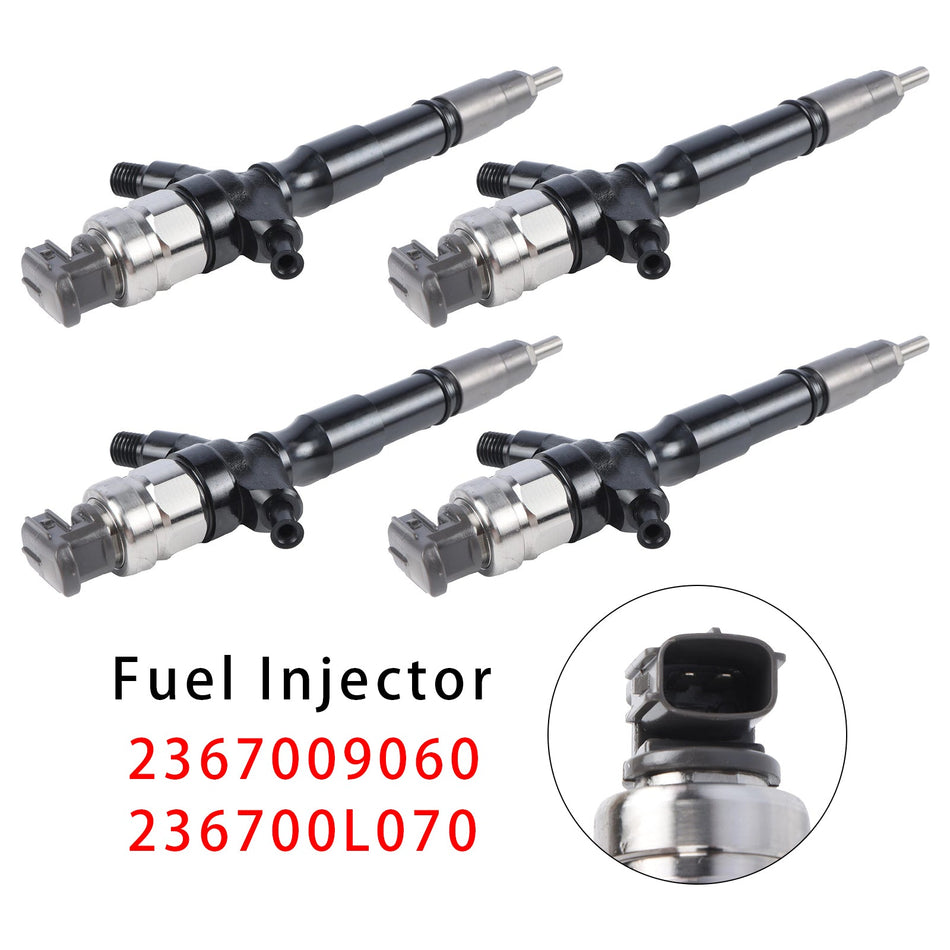 トヨタ ハイラックス ハイエース 2KD-FTV 2.5L 用燃料インジェクター 4個セット 2367009060 236700L070