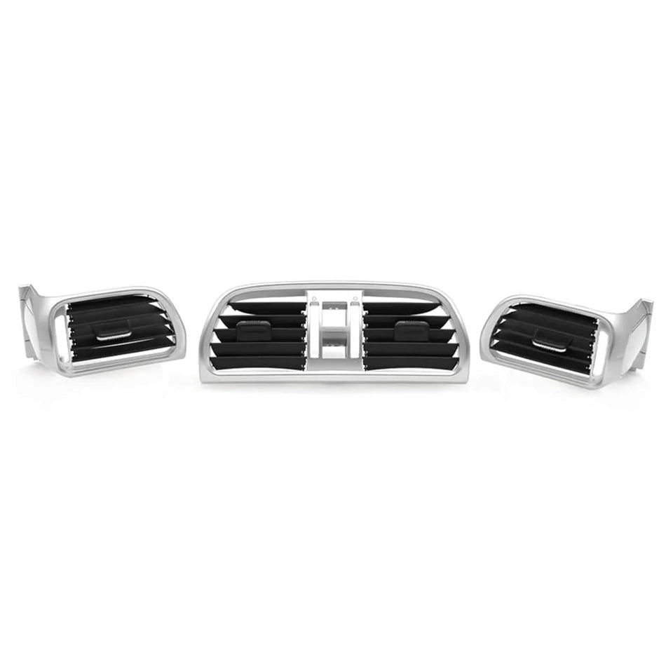 2004-2012 ポルシェ GT2 GT3 997 左右センターエアコンベントカバー シルバー 99755214105 99755213105 99755213205