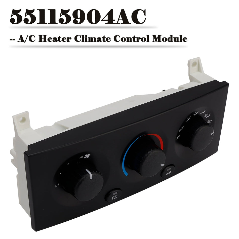 2002-2004 ジープ グランドチェロキー A/C ヒーター クライメートコントロールモジュール 55115904AC