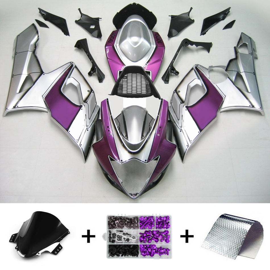 2005-2006 スズキ GSXR1000 K5 Amotopart インジェクションフェアリングキット ボディワーク プラスチック ABS #160