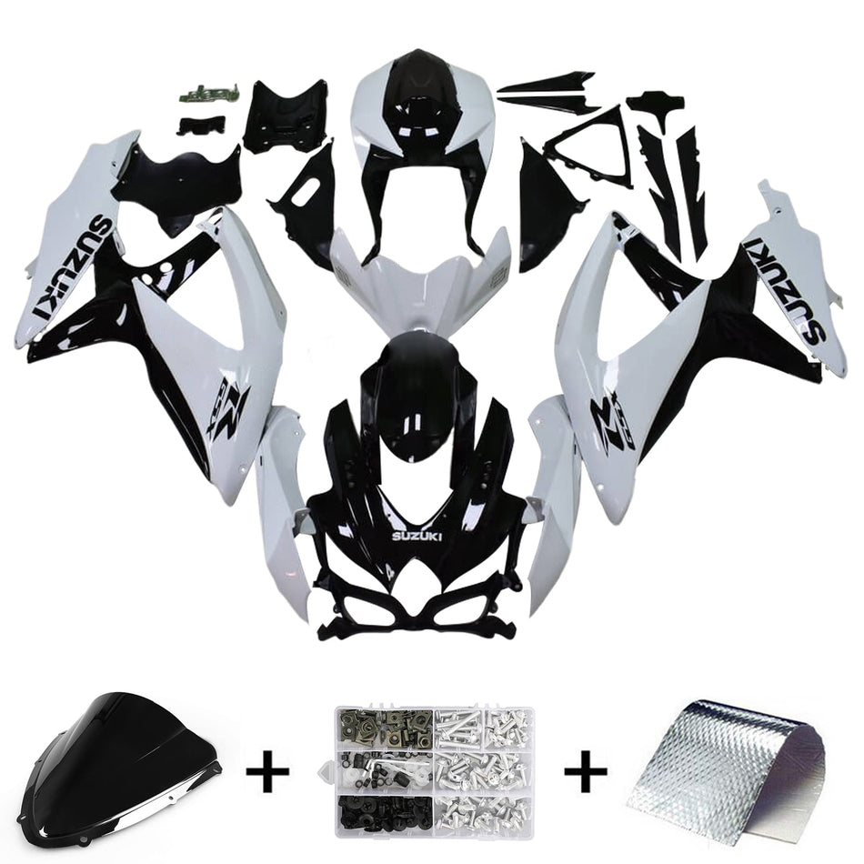 2008-2010 スズキ GSXR 600/750 K8 インジェクションフェアリングキット ボディワーク プラスチック ABS