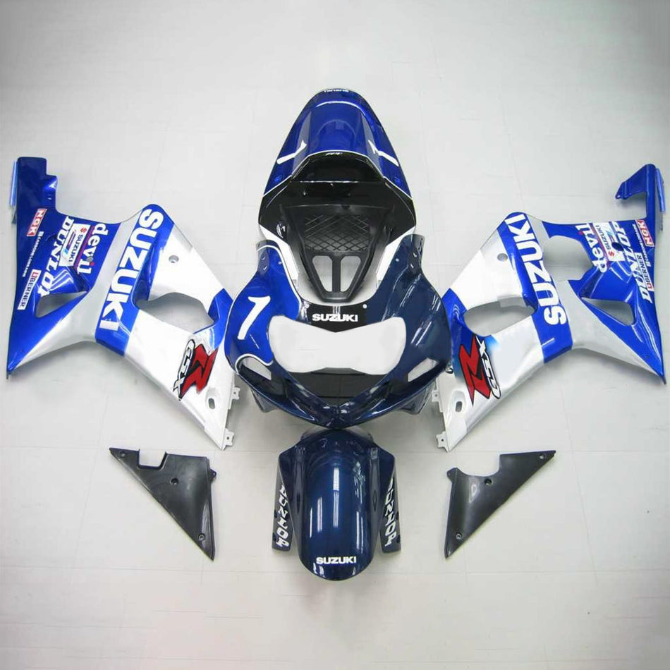 2000-2002 スズキ GSXR1000 K1 K2 Amotopart インジェクションフェアリングキット ボディワーク プラスチック ABS #107