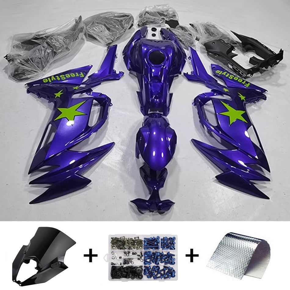 インジェクションフェアリングキット ボディワーク ABS カワサキ ER-6F Ninja650 2020-2025 に適合