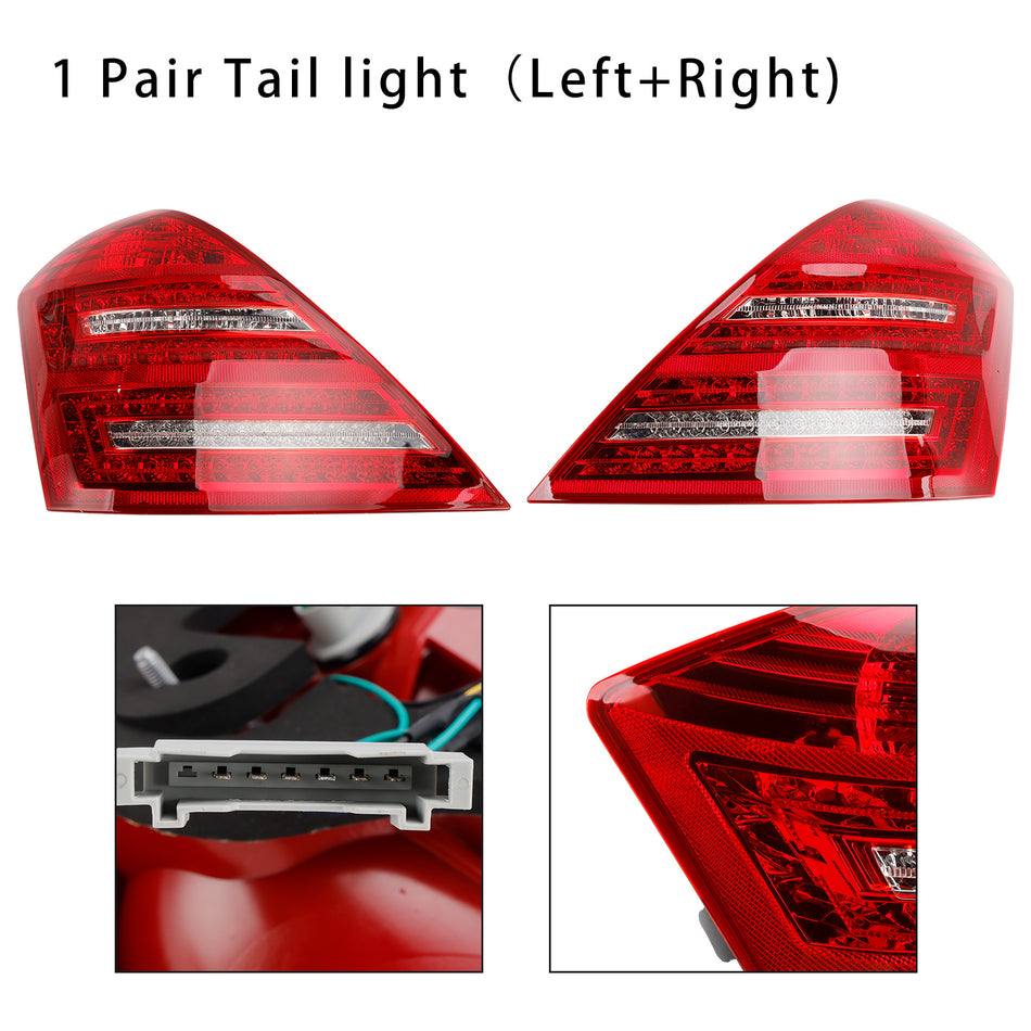 2007-2013 メルセデスベンツ W221 Sクラス 左+右 LED テールライトランプ 2218201364 464