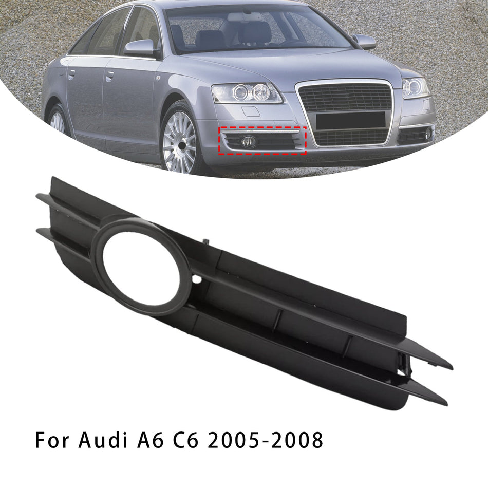 2005-2008 アウディ A6 C6 車 右側 フォグランプ グリル カバー 4F0807682A