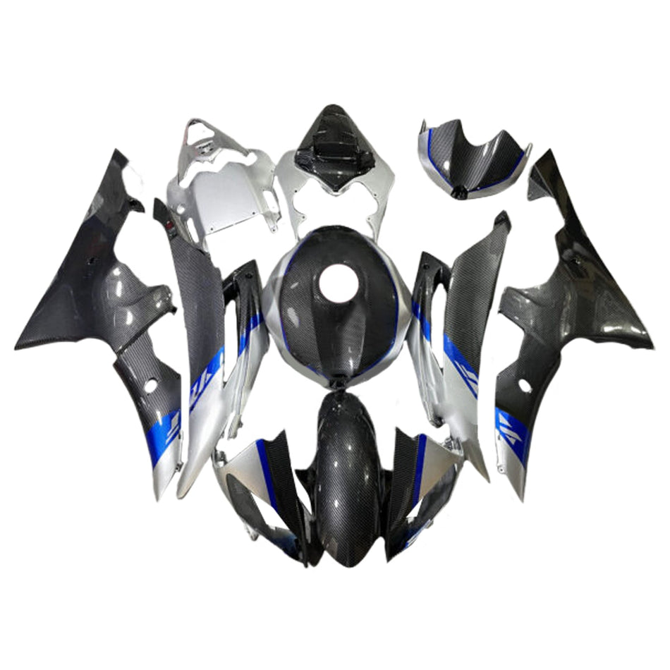 インジェクションフェアリングキット ボディワーク プラスチック ABS ヤマハ YZFR6 YZF-R6 2008-2016用