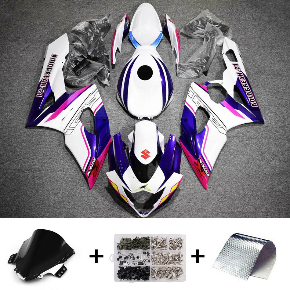 スズキ GSXR1000 2005-2006 K5 用 インジェクションフェアリングキット ボディワーク プラスチック ABS