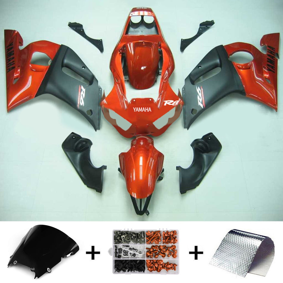 1998-2002 ヤマハ YZF 600 R6 インジェクションフェアリングキット ボディワーク プラスチック ABS #108