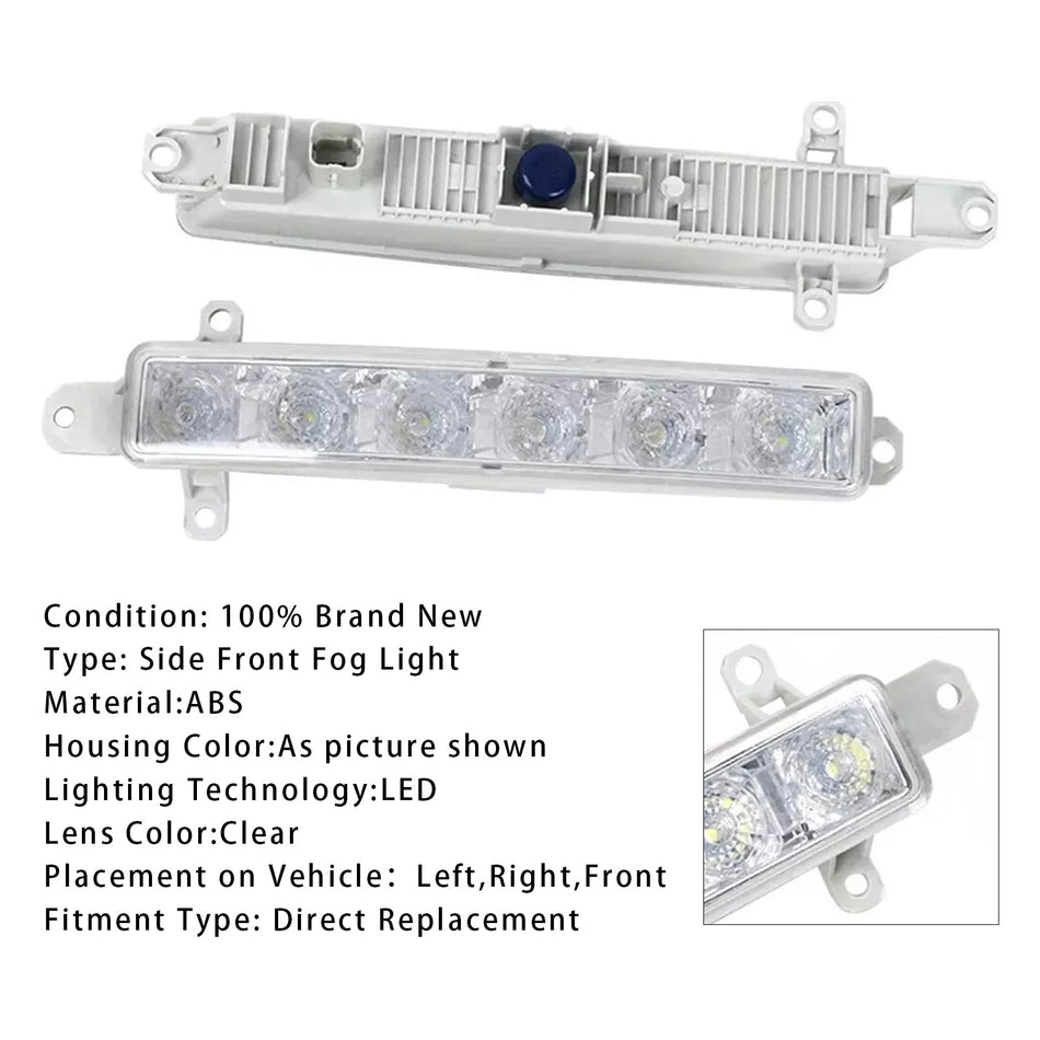 シトロエン C3 ベルリンゴ プジョー 9802795580 用 LED デイタイムランニングフォグランプ ペア