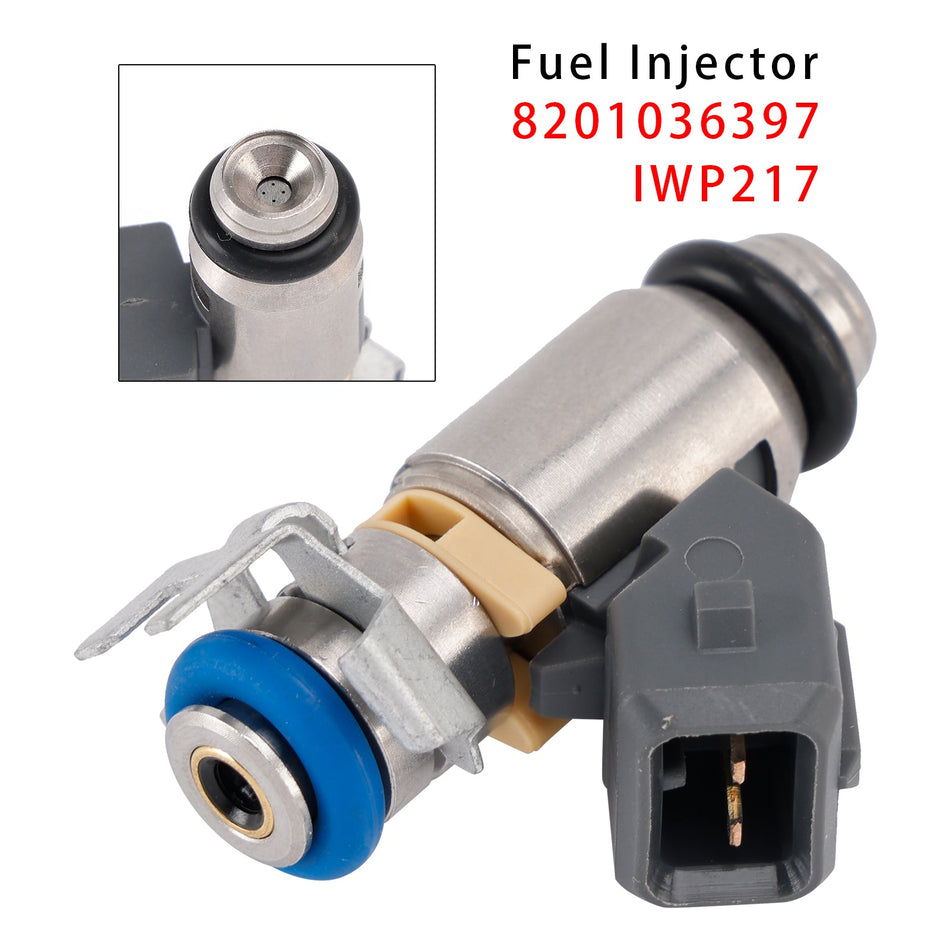 ルノー・ダチア・カングー・ダスター1.6 16V用燃料インジェクター 1個 8201036397 IWP217