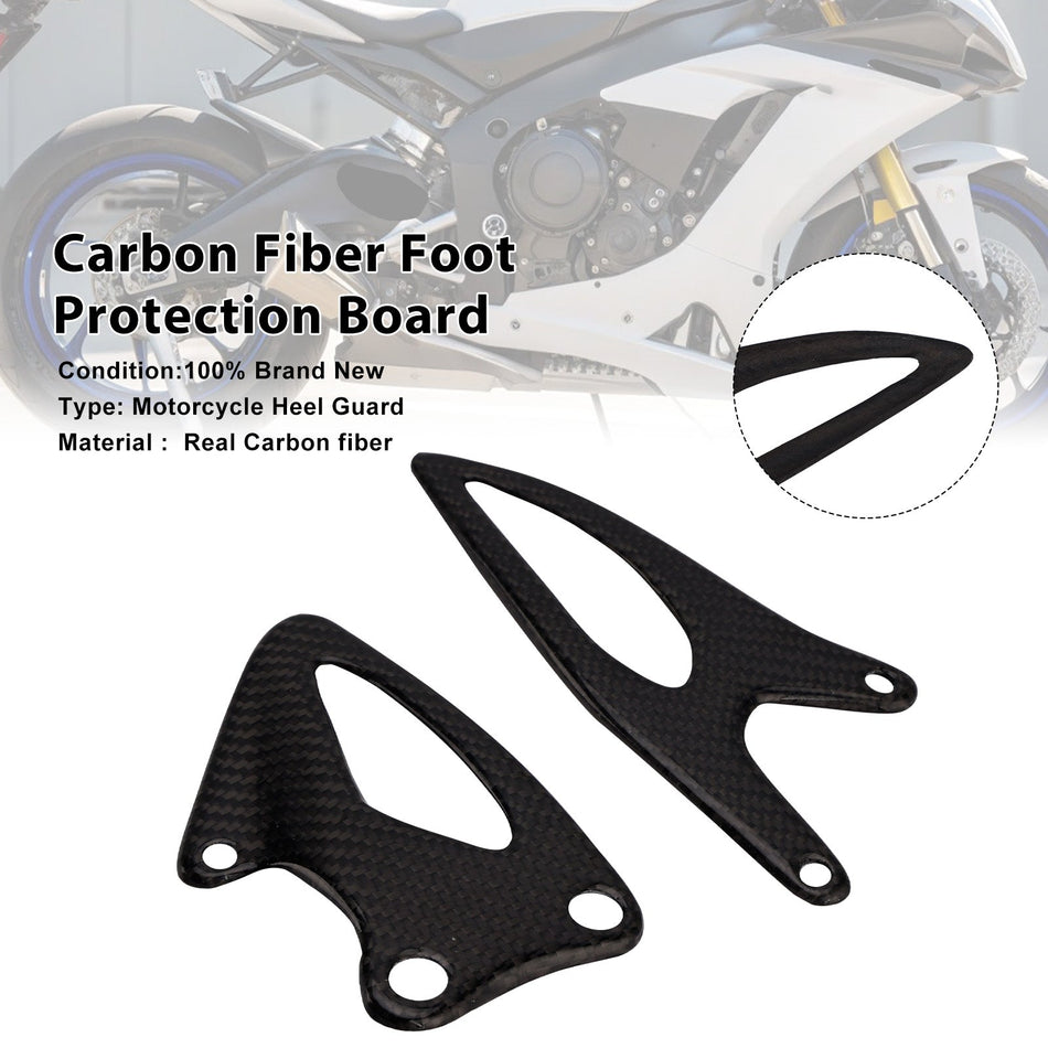 ヤマハ YZF R1 R1M 2020-2025 用 リアルカーボンファイバー製フットプロテクションボード
