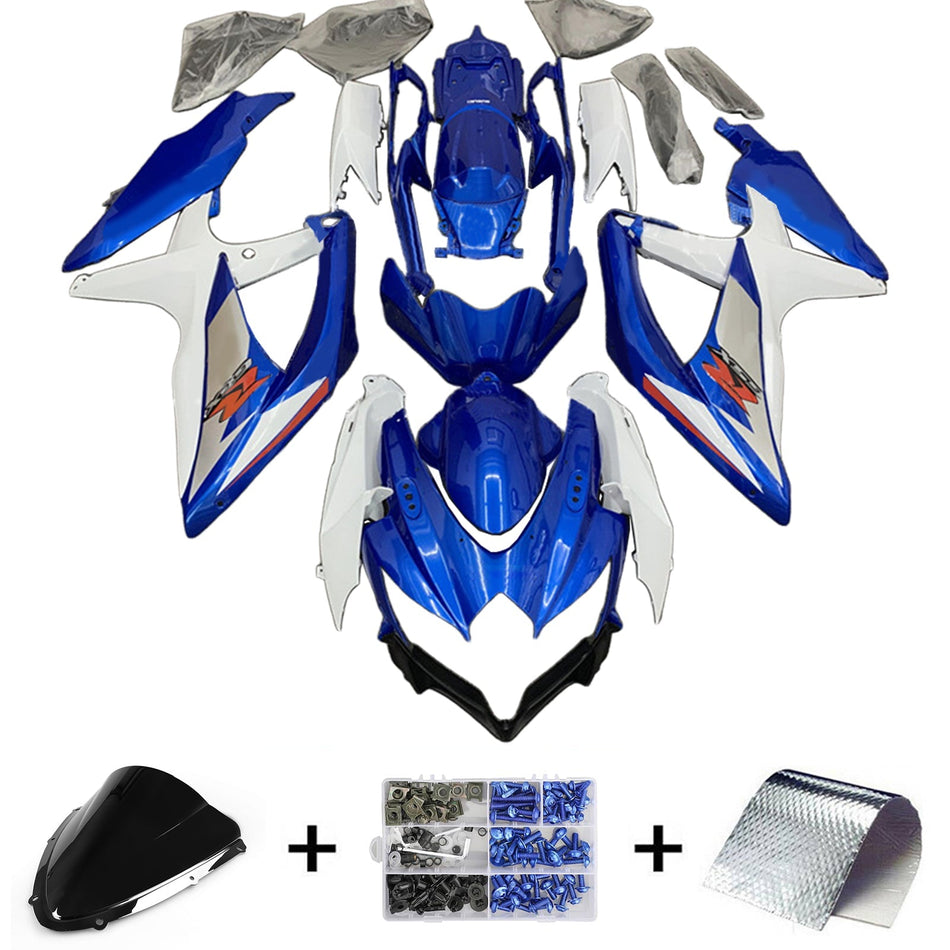 2008-2010 スズキ GSXR 600/750 K8 フェアリングキット ボディワーク プラスチック ABS