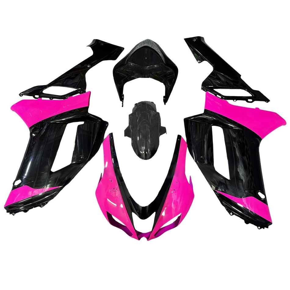 インジェクションフェアリングキット ボディワーク プラスチック ABS カワサキ ZX6R 636 2007-2008 に適合