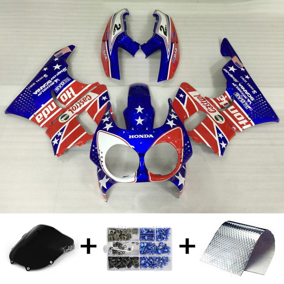 1992-1993 ホンダ CBR900RR 893 Amotopart インジェクションフェアリングキット ボディワーク プラスチック ABS #101