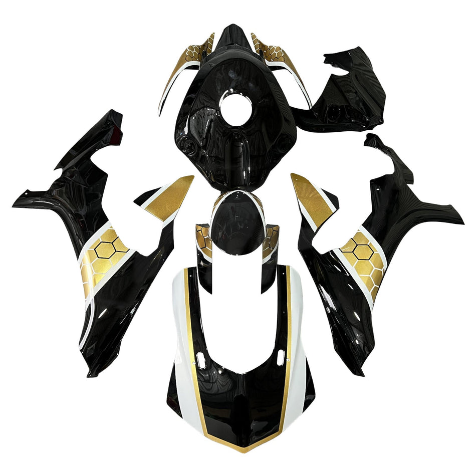 インジェクションフェアリングキット ボディワーク プラスチック ABS ヤマハ YZFR1 YZF-R1 2015-2019用