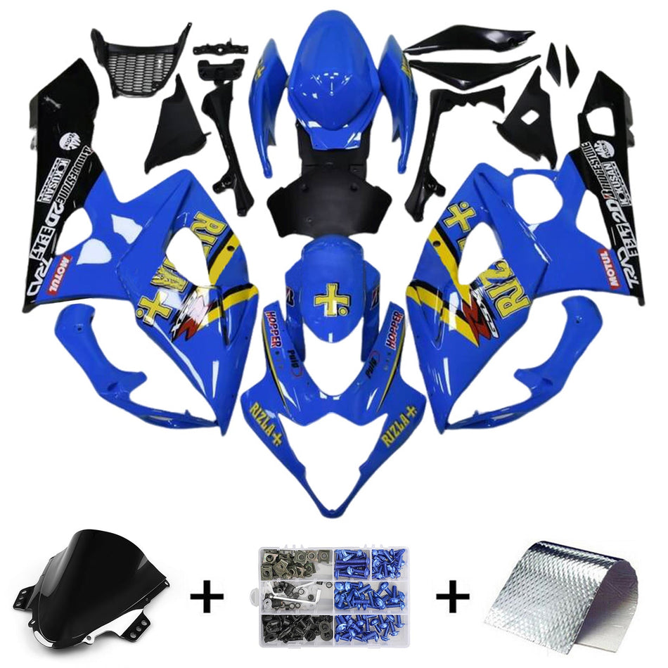 2005-2006 スズキ GSXR1000 K5 フェアリングキット ボディワーク プラスチック ABS