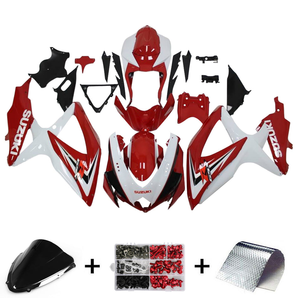 2008-2010 スズキ GSXR 600/750 K8 インジェクションフェアリングキット ボディワーク プラスチック ABS