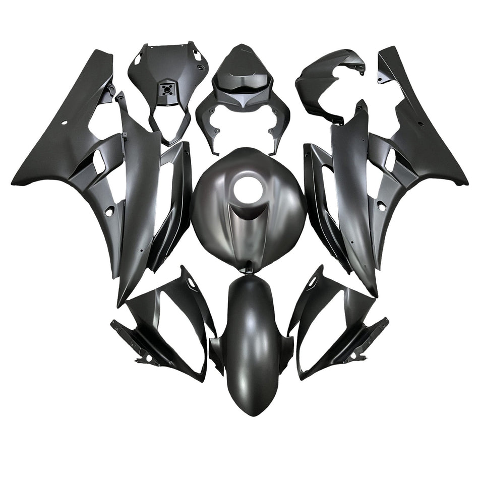 インジェクションフェアリングキット ボディワーク プラスチック ABS ヤマハ YZFR6 YZF-R6 2006-2007用