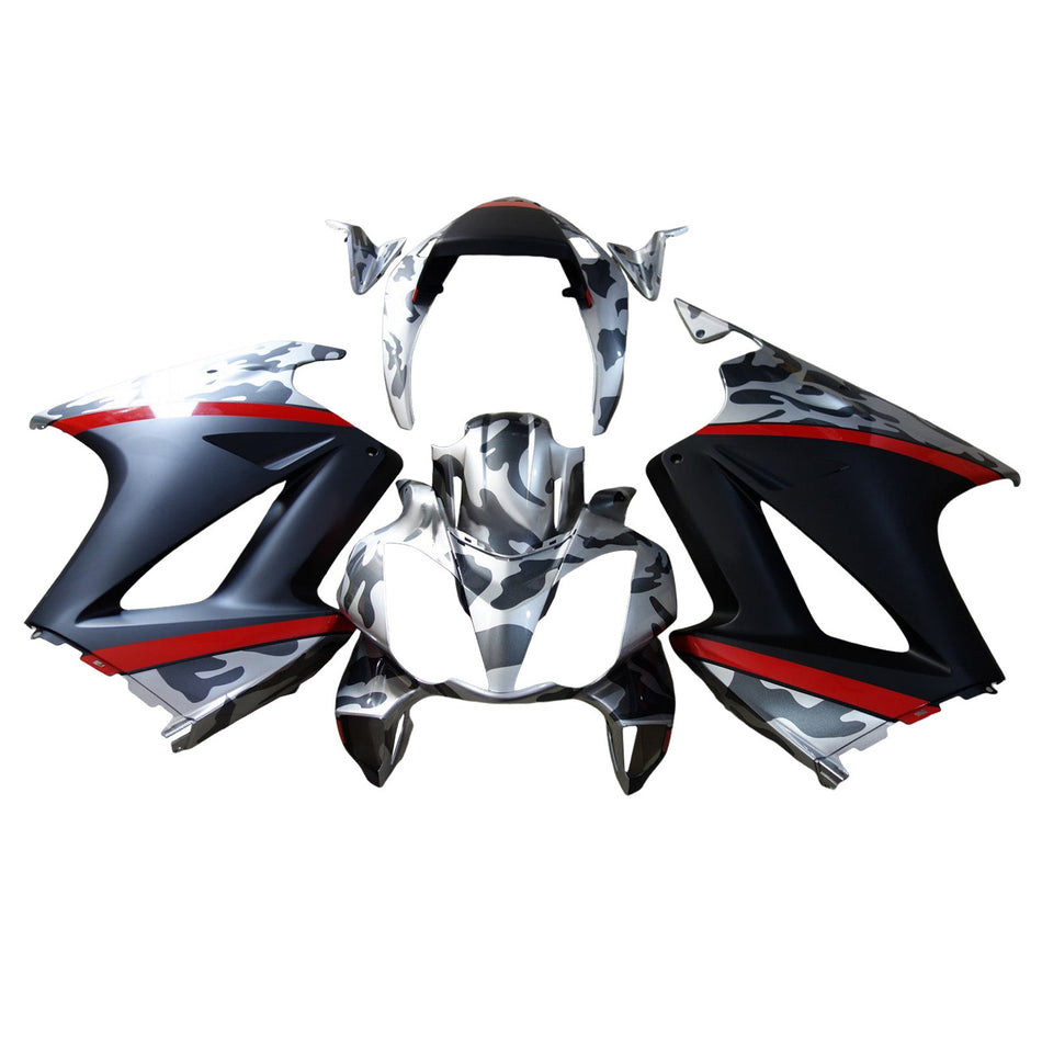 ホンダ VFR800 2002-2012 に適合する射出ABSプラスチック製ボディワークフェアリング