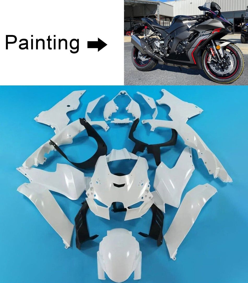 2021-2024 カワサキ ZX-10R ZX10R アモトパーツ インジェクションフェアリングキット ボディワーク ABS #101