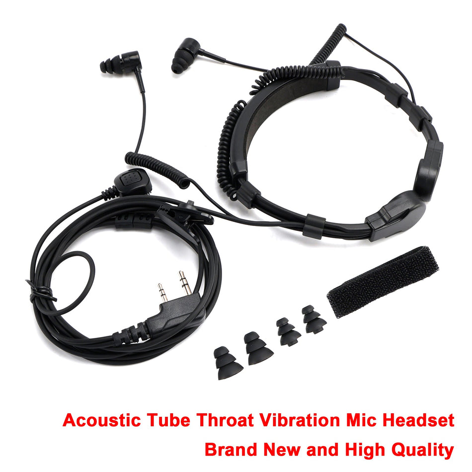 K-Head 伸縮式喉振動マイクヘッドセット（TK-208、TK-220、TH-D7、TH-F6対応）