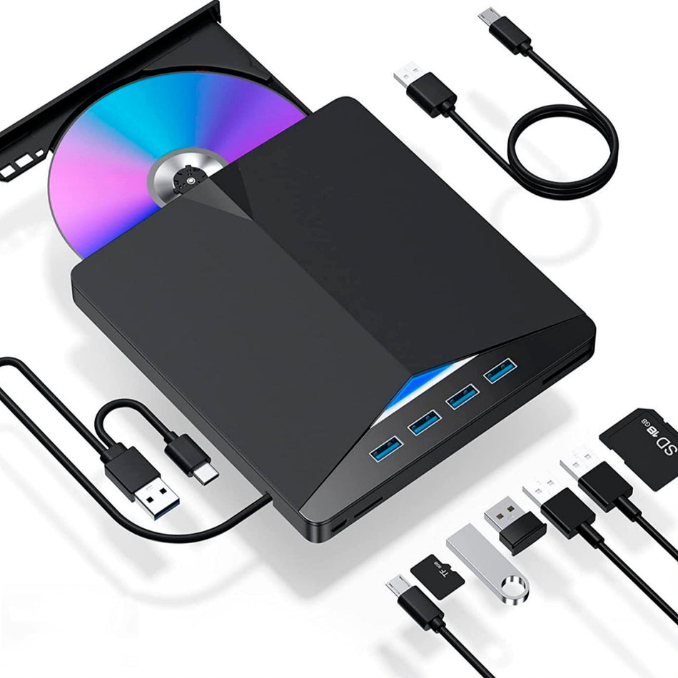 7 IN 1 BDバーナー 外付けUSB 3.0プレーヤー DVD CD 3Dレコーダー ドライブ ムービープレーヤー