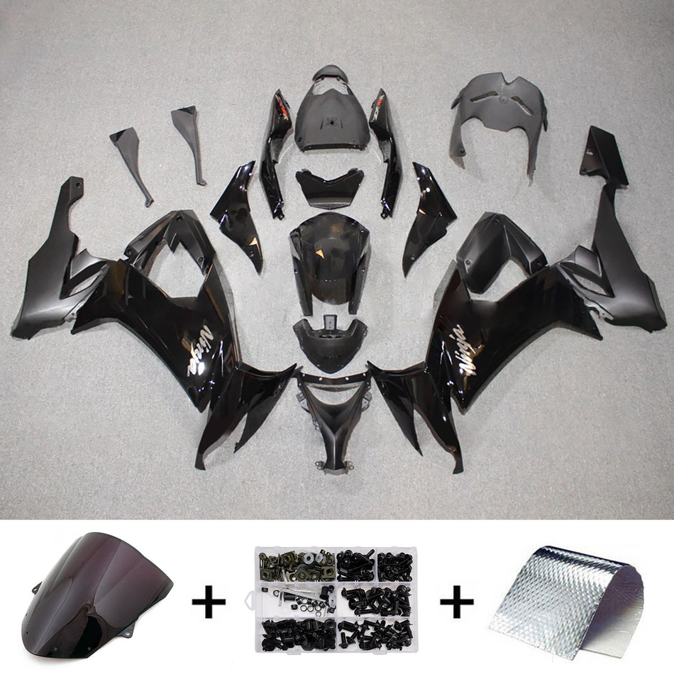 インジェクションフェアリングキット ボディワーク プラスチック ABS カワサキ ZX10R 2008-2010 に適合