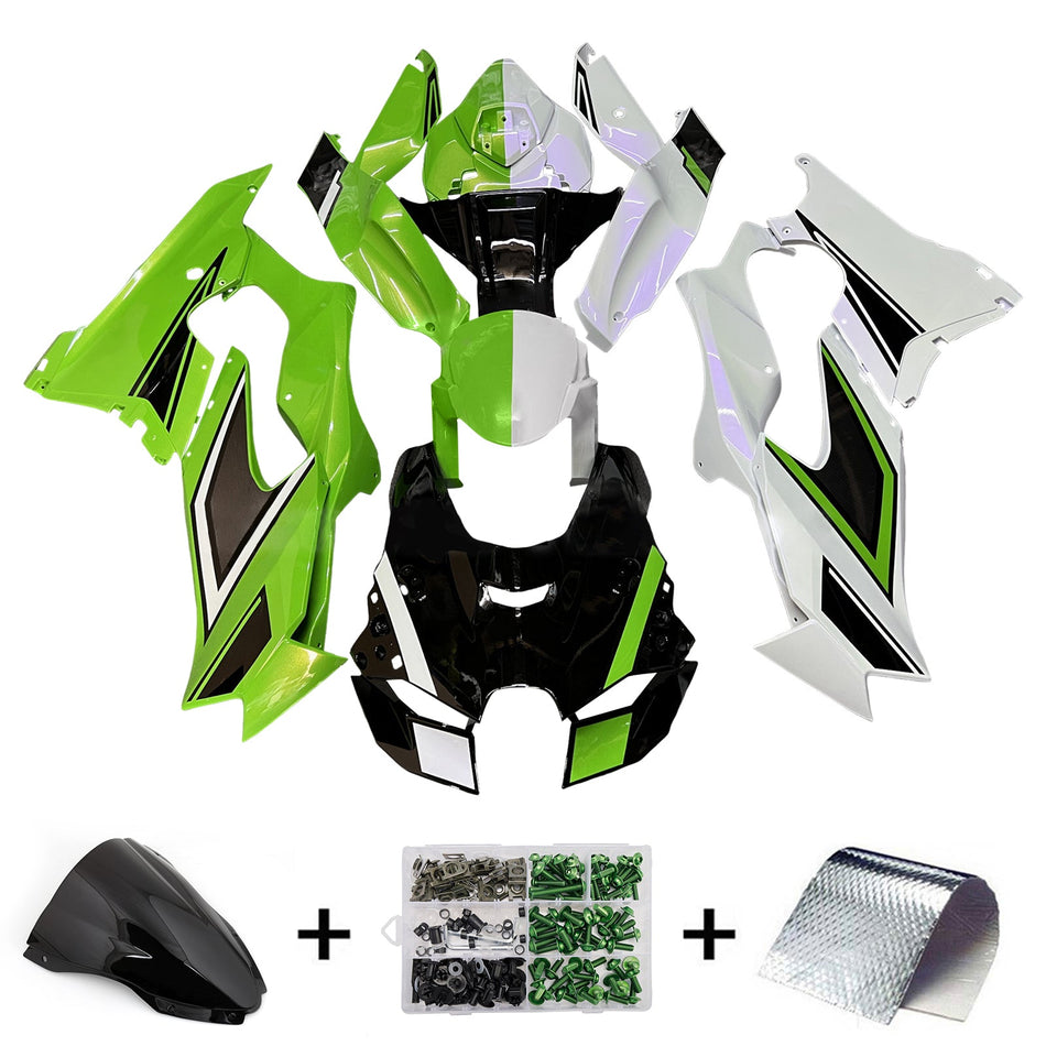 インジェクションフェアリングキット ボディワーク ABS カワサキ ZX-10R ZX-10RR 2021-2025 に適合