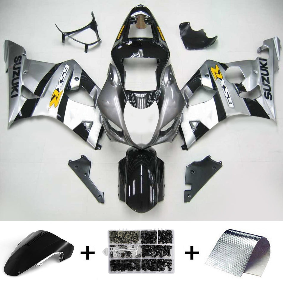 2003-2004 スズキ GSXR1000 K3 Amotopart インジェクションフェアリングキット ボディワーク プラスチック ABS #101
