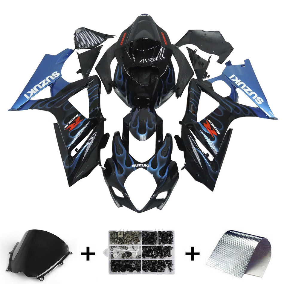 2007-2008 スズキ GSXR1000 K7 フェアリングキット ボディワーク プラスチック ABS