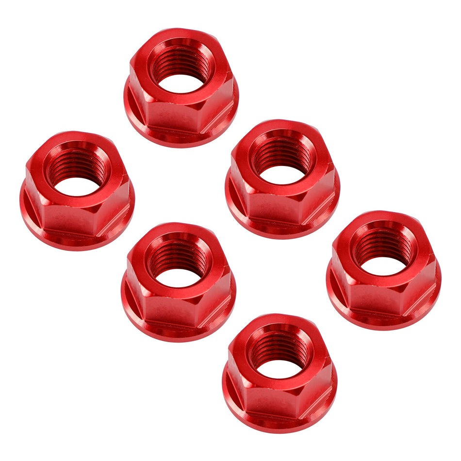 スプロケットナットキット M10x1.25 レッド ヤマハ YZF-R1 98-14 R3 15-18 YZF-R6 03-21用