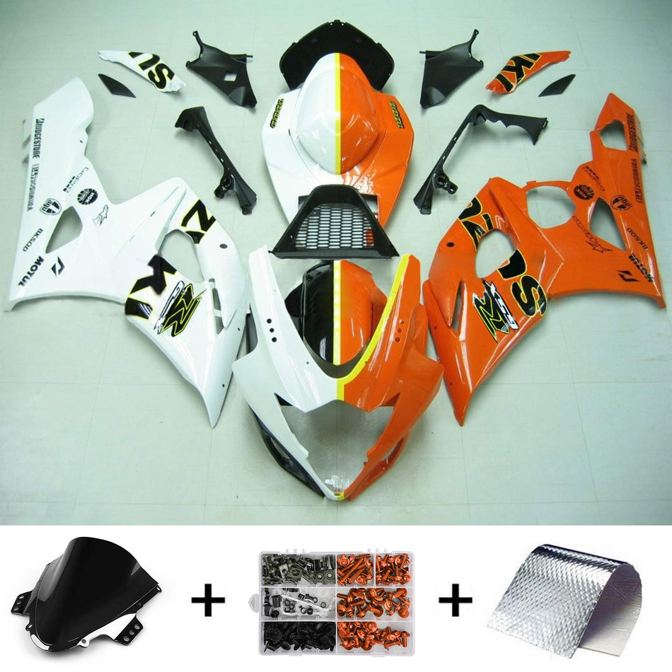 2005-2006 スズキ GSXR1000 K5 Amotopart インジェクションフェアリングキット ボディワーク プラスチック ABS #119