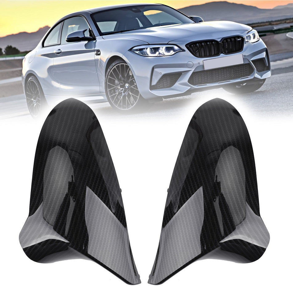 サイドミラーカバー リアビューハウジング カーボン BMW F80 M3 F82 M4 M2 2015-2020用