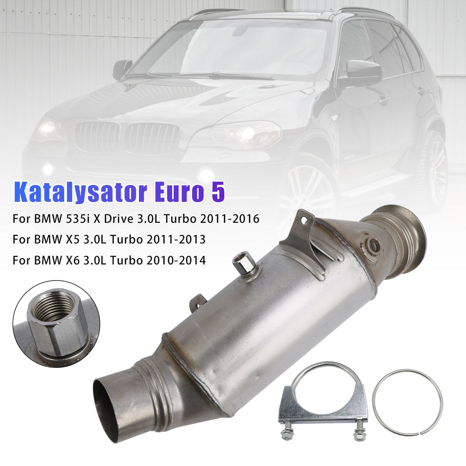 BMW 535i Xドライブ 3.0Lターボ 2011-2016用 ユーロ5触媒コンバーター