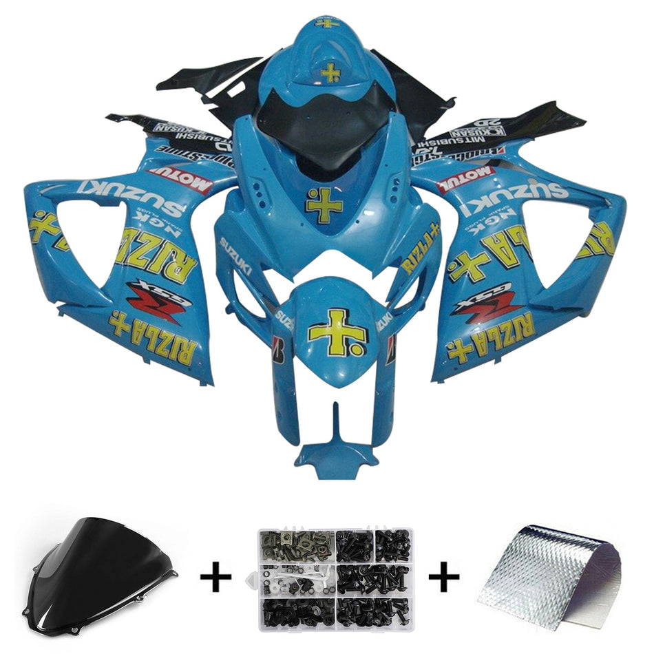 2006-2007 スズキ GSXR 600/750 K6 インジェクションフェアリングキット ボディワーク プラスチック ABS