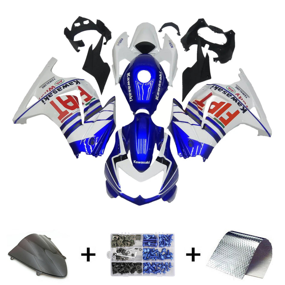 2008-2012 カワサキ EX250 Ninja250R インジェクションフェアリングキット ボディワーク プラスチック