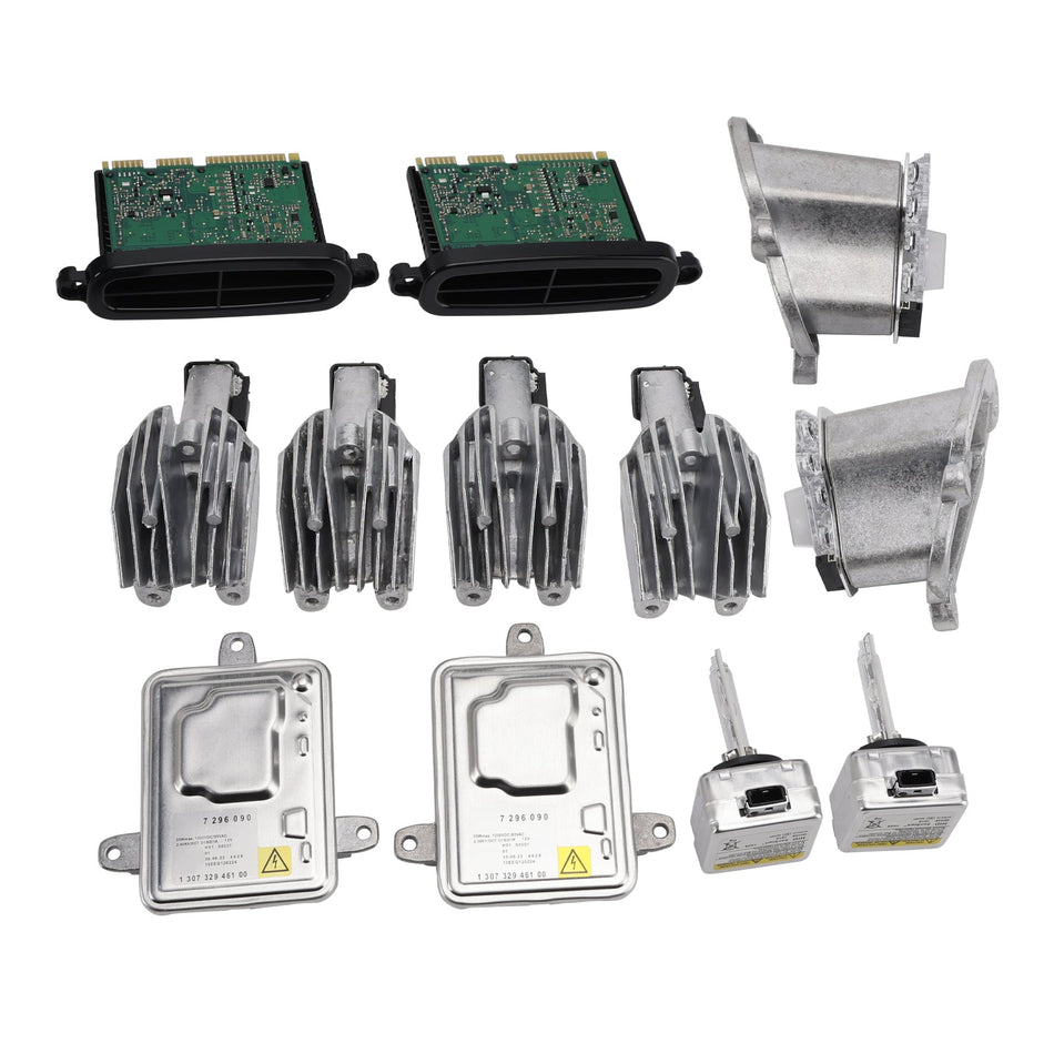BMW 5シリーズ F10 F11 F07用 左+右パワーモジュール LEDヘッドライト AHL 12個