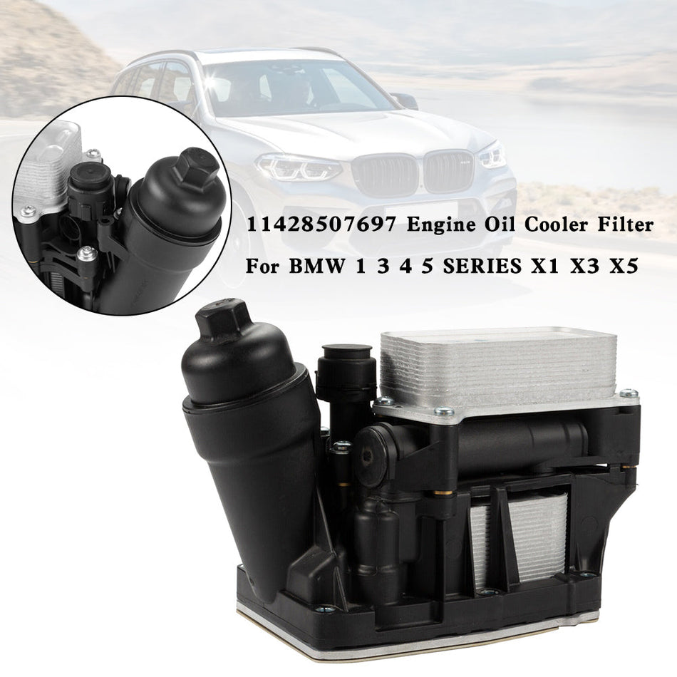 2008-2011 BMW 3 シリーズ E90 320d xDrive 2.0 サルーン エンジン オイル クーラー フィルター 11428507697