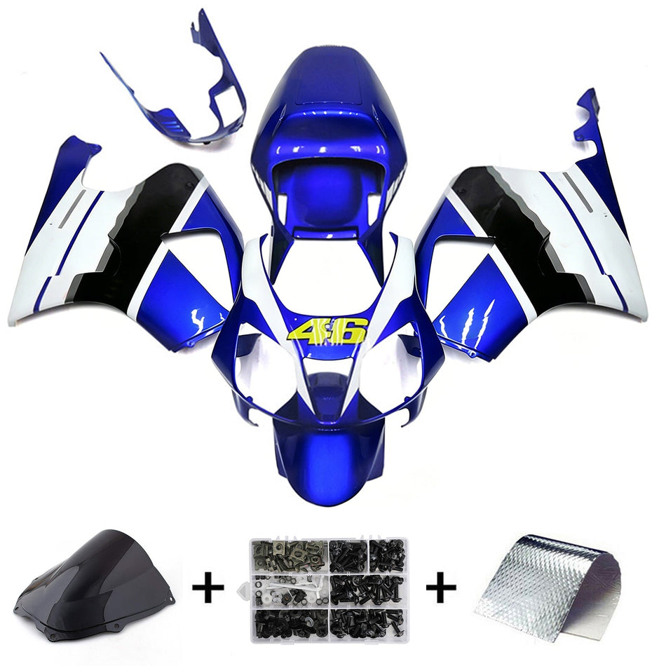 ホンダ VTR1000 RC51 2000-2006 用 ABS樹脂製インジェクションフェアリングキット