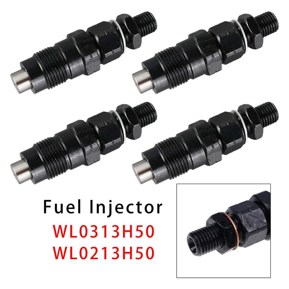 マツダ BT50 2.5 Bシリーズ、フォード クーリエ 2.5L 用燃料インジェクター 4個セット WL0213H50