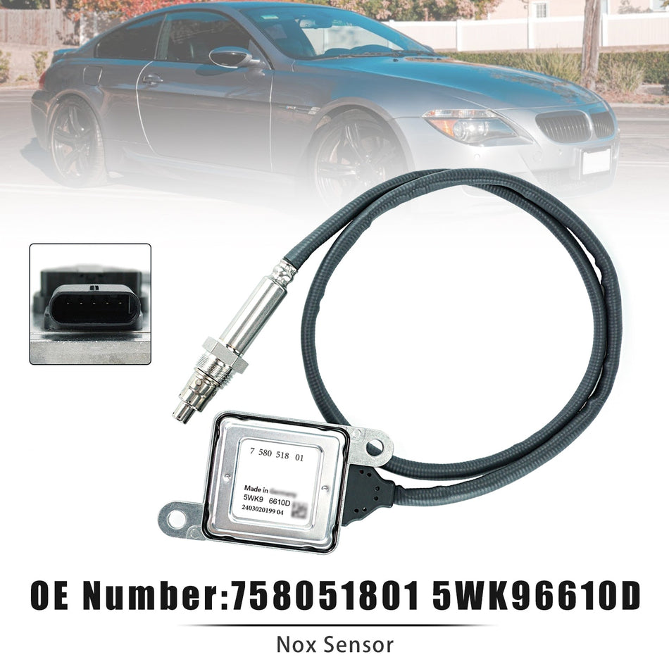 BMW E90 E91 E60 E61 E63 E64 325i 330i 525i 用 Nox センサー 758051801 5WK96610D