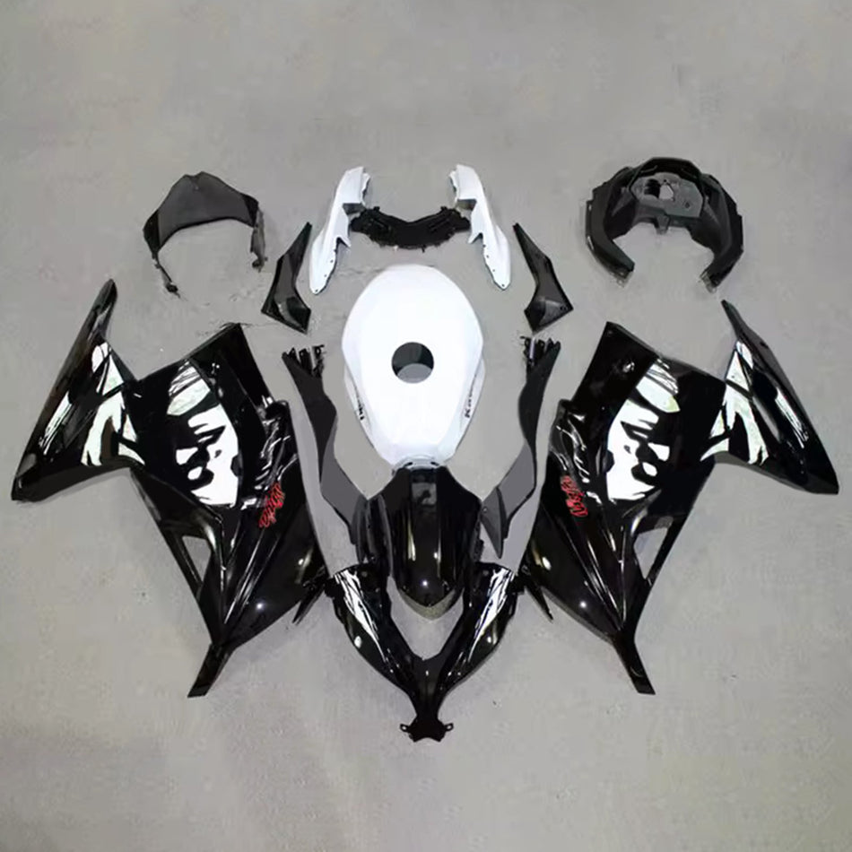 インジェクションフェアリングキット ボディワーク プラスチック ABS カワサキ EX300 Ninja300 2013-2024 に適合